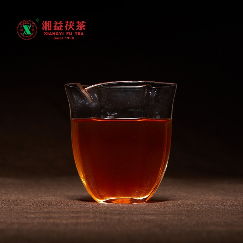 湘益黑茶湖南安化正宗黑茶益陽(yáng)茶廠(chǎng)金磚獲茶1kg
