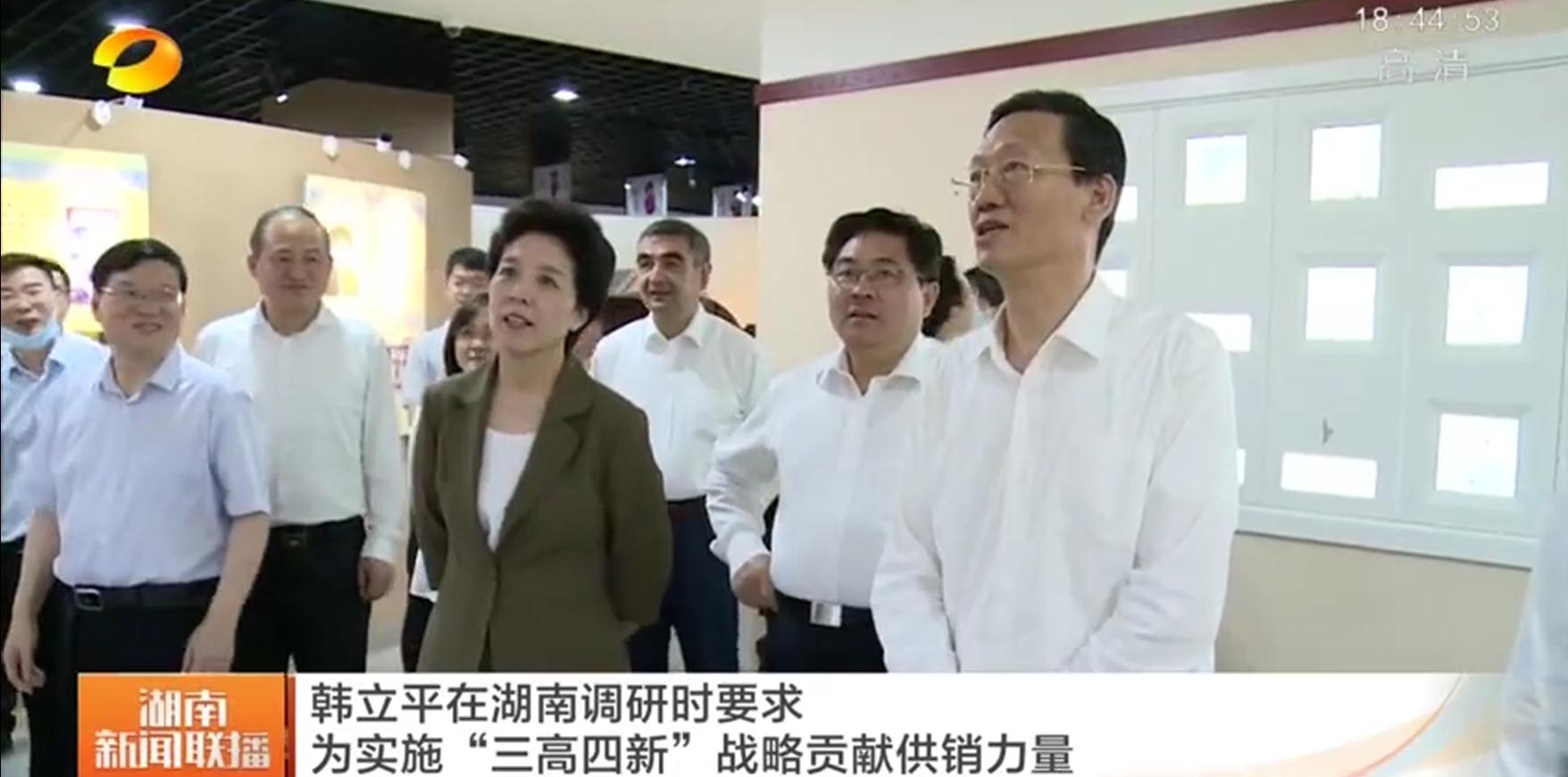 中華全國(guó)供銷合作總社黨組書記、理事會(huì)副主任韓立平調(diào)研我司